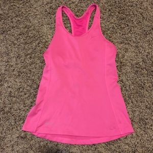 Pink Nike tank top